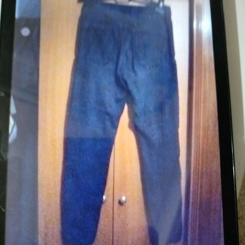 Leggings gray blue like new with transparency
