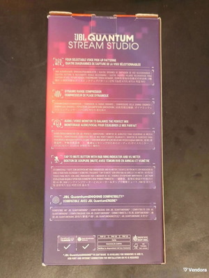 JBL Quantum Stream USB dynamic studio microphone, new