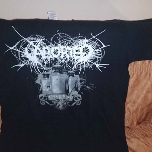 T-shirt Aborted large used, multicolor