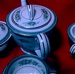  Σερβίτσιο του τσαγιού για 8 άτομα Noritake "Bristol" Japan bone china 1954 -1962.