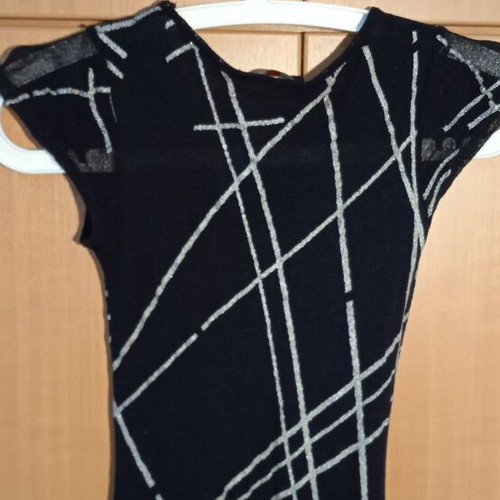 Rectangleblanc dress like new, black and silver, size S