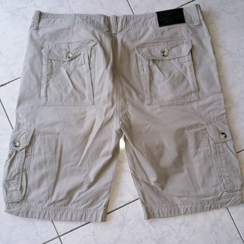 Navy & Green men's cargo shorts No 38 like new, beige