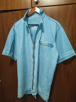 Jean jacket short sleeve used XXL blue AS Original 2001 retro