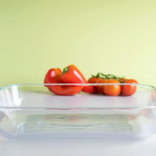 Premia Glass 3.2 L Tupperware Borosilicate Oven Dish New