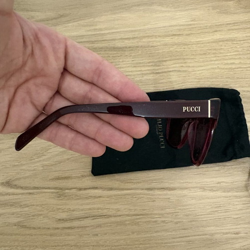Emilio Pucci sunglasses new, burgundy