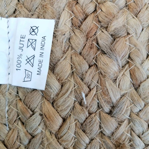Jute round rug Nora design new