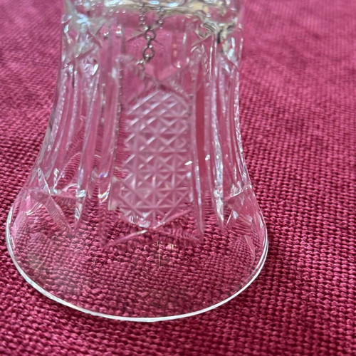 Crystal vintage bell like new, height 13cm