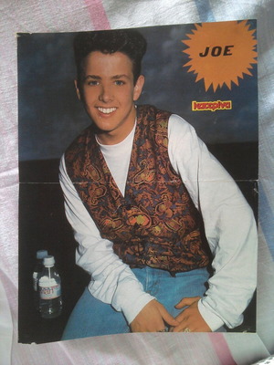 New Kids On The Block (Joe McIntyre) & Billy Idol poster used