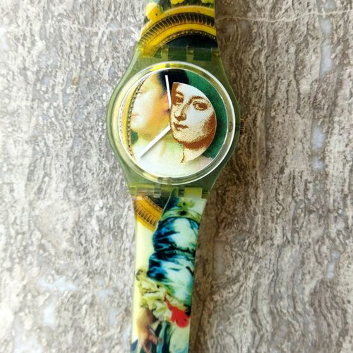 Swatch Court 5743 Limited Edition art watch like new, colorful