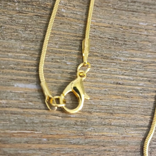 Women's jewelry set necklace with earrings 18k gold plated stainless steel new