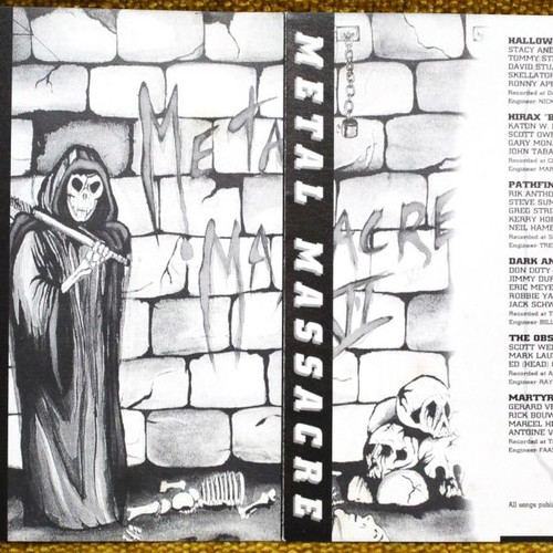 Metal Massacre VI CD compilation used, Metal Blade Records
