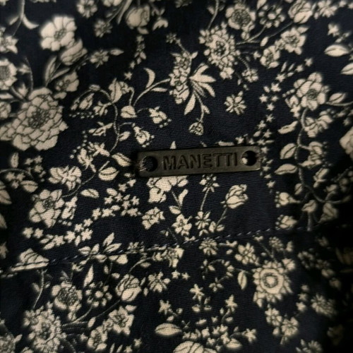 Manetti men's shirt No 40 slim line like new, multicolor