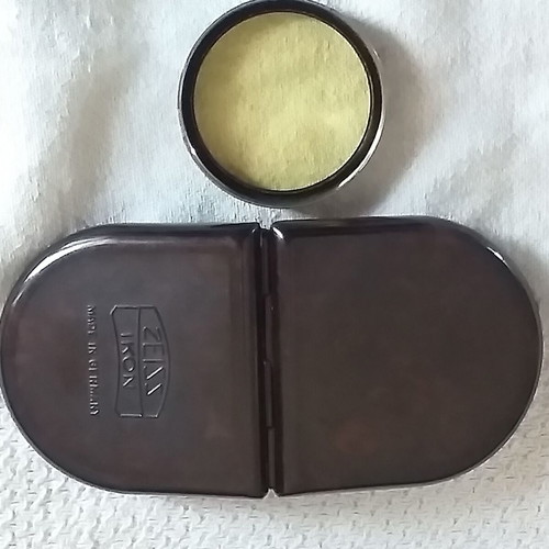 Zeiss Ikon 37mm filter and wooden photographic plate frame used