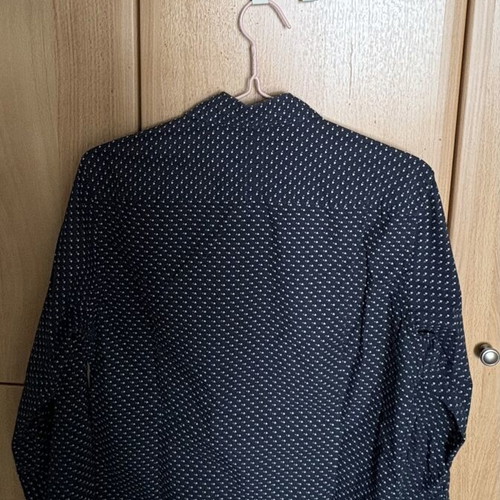Hugo Boss Slim Fit men's shirt blue with micro pattern like new, size S