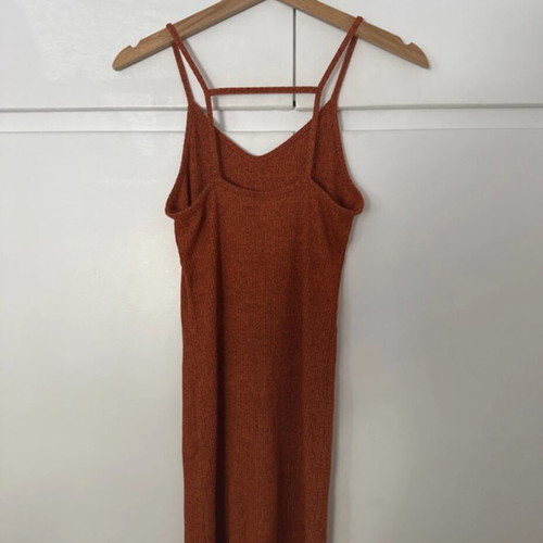 Topshop dress like new, black and orange, size S