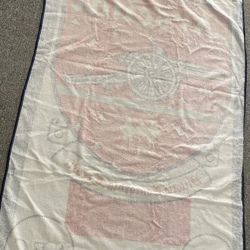 Vintage Arsenal FC large beach towel collectible