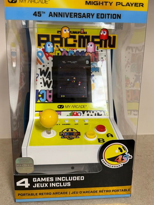My Arcade Pac-Man 45th Anniversary Mighty Player console new