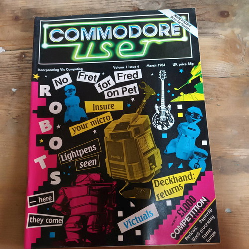 Commodore User magazine March '84 used
