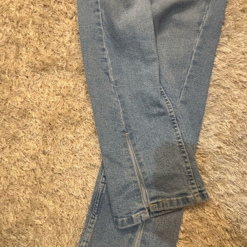 Bershka elastic jeans like new, size S, blue