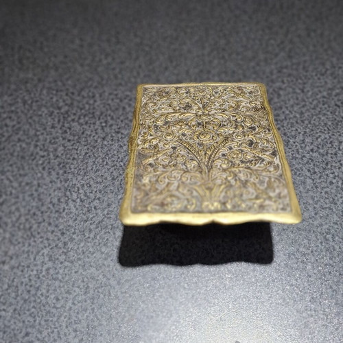 Brass Letter Holder vintage, D. Yfantis Greek craftsmanship