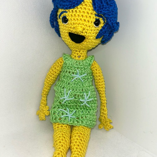 Chara crocheted handmade doll new from «Ta myala pou kouvlas»