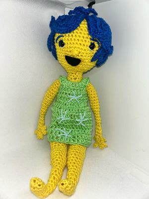 Chara crocheted handmade doll new from «Ta myala pou kouvlas»