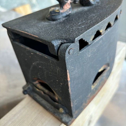 Charcoal iron antique for decoration, like new