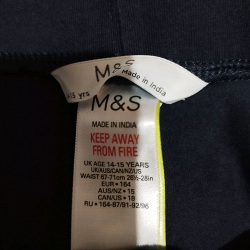 Teen leggings like new, blue, for ages 14-15