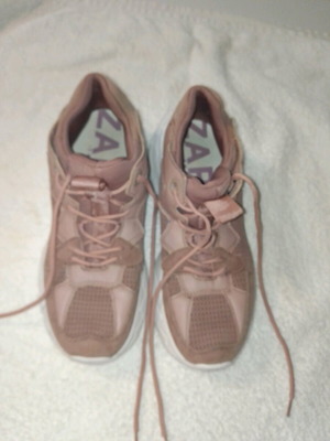 Zara women's sportex shoes used, size 39, pink