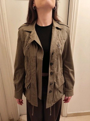 Hacki Jacket Zara μεταχειρισμένο, πράσινο, μέγεθος M