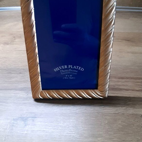 Silver photo frames used, pack of 10 pieces