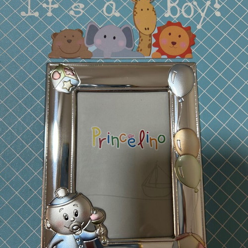 Princelino photo album for boy with frame new