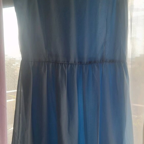 Summer dress new, baby blue, size M-L with lace back detail