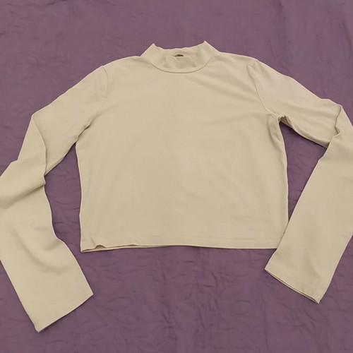 Zara turtleneck sweater, beige, size M