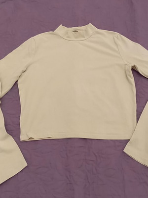 Zara turtleneck sweater, beige, size M