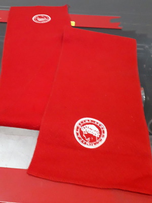 Olympiacos scarf used, 2000s decade without fringes