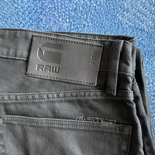 G-Star Raw 3301 Straight Jeans, black, size 32/34