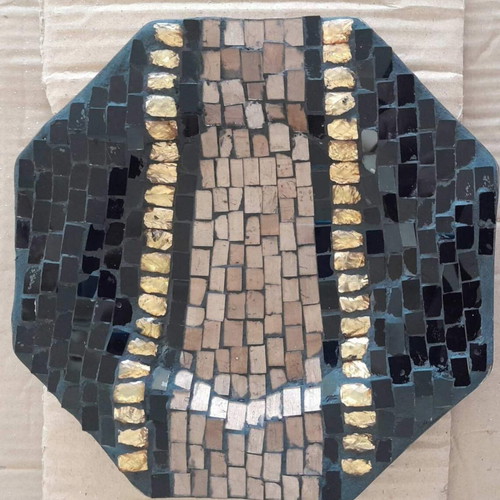 Handmade Glass Platter 25cm new