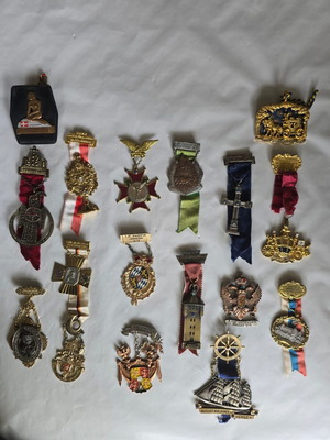 German Wandertag vintage medal collection like new