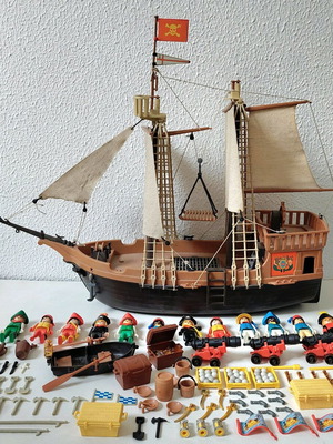 Vintage Playmobil 3550 Καράβι Πειρατών με εξαρτήματα μεταχειρισμένο