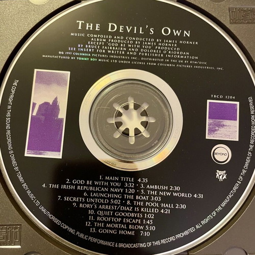 The Devil's Own Film Score CD like new