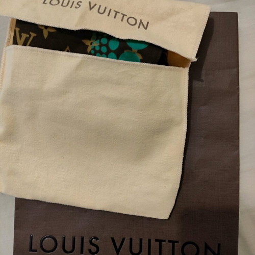 Louis Vuitton x Yayoi Kusama cotton scarf like new
