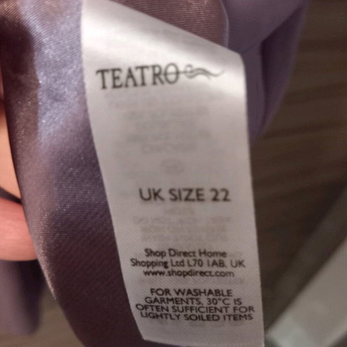 Teatro dress purple like new, size 5XL