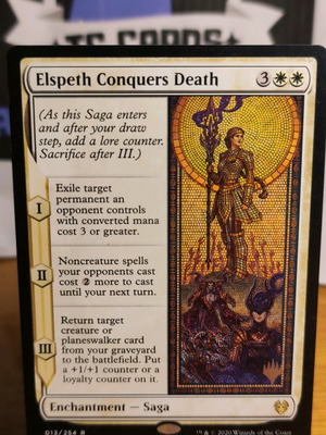 Elspeth Conquers Death Magic the Gathering rare card