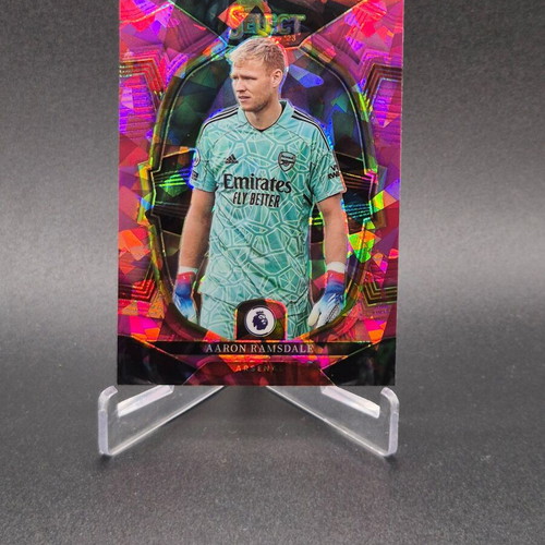 2022 Panini Select Premier League Terrace Pink Ice Prizm Aaron Ramsdale #7 Bournemouth Arsenal card