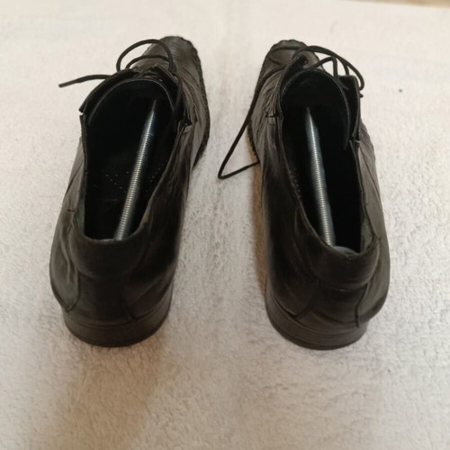 Men's leather scarponi shoes used, size 45-46