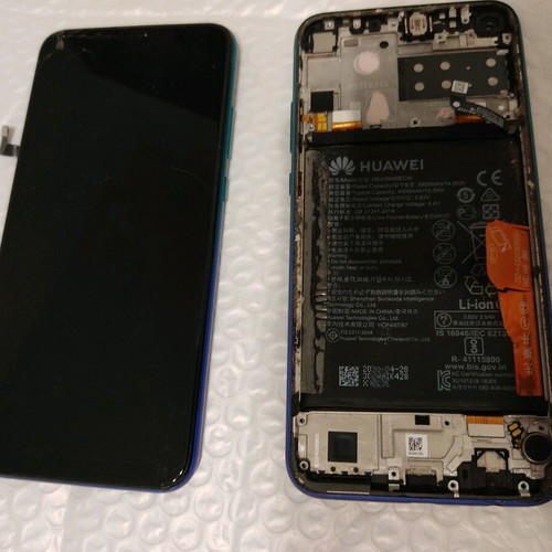 Package of two Huawei p40 lite mobile phones unknown condition