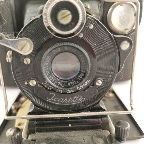 Icarette camera used, vintage 1912