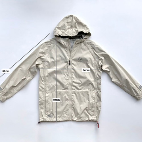 Aigle MTD Windbreaker Rain Jacket unisex, used, size L/XL, ecru