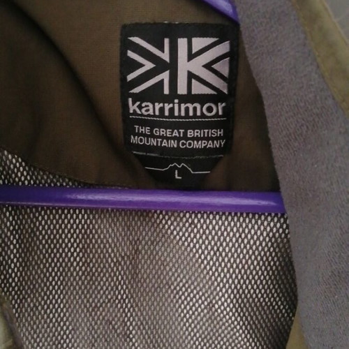 Karrimor men's jacket size Large like new, khaki